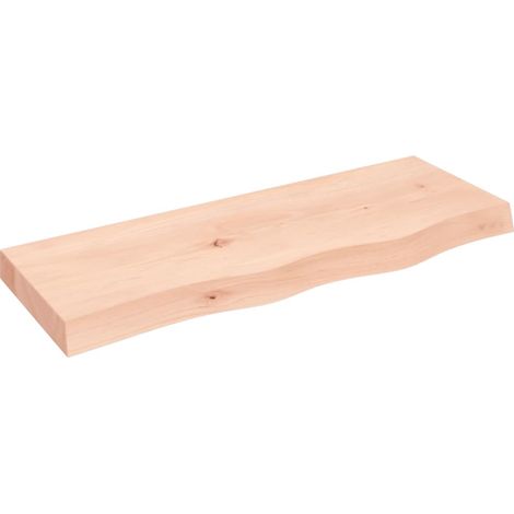 Maison Exclusive - Waschtischplatte 80x30x(2-6) cm Massivholz Unb