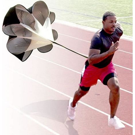 Parachute de résistance - Non spécifié - 56 pouces - Couleur noire - Fitness - Entraînement de vitesse-Ywey (1/5)