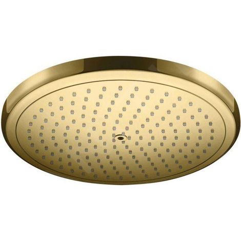 Hansgrohe Croma - Pommeau de douche 280, EcoSmart, bronze brossé 26221990 (1/5)