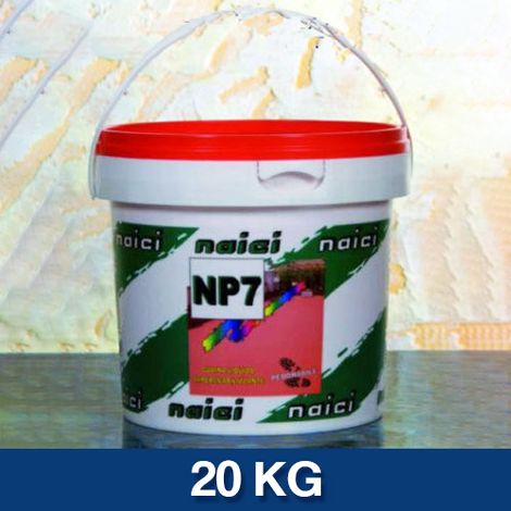 GUAINA LIQUIDA IMPERMEABILIZZANTE PEDONABILE PER TERRAZZA BALCONE NP 7 13016V KG 20 - ROSSO (21949)