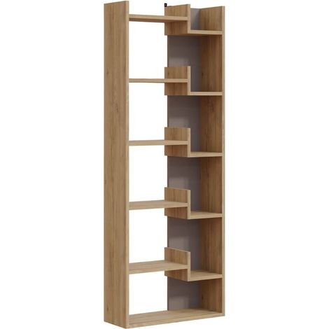 CALICOSY - Bibliothèque Design 6 Niveaux H162,4 cm - Klapo
