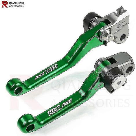 Levier de frein et d'embrayage sur mesure pour moto Kawasaki KX KLX 65 80 85 120 125 250 450 F (KLX125 KLX250 KX65 KX80 KX85 KX125 KX250 Boris) (1/5)