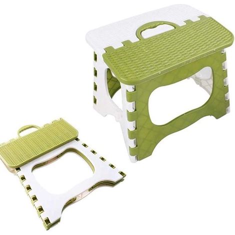 Zweifarbiger Bambus-Klapphocker für Kinder (1/2)