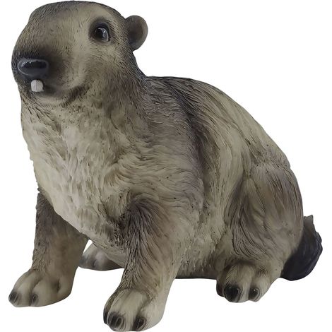 Dekofigur Murmeltier 22 cm bunt Dekofigur