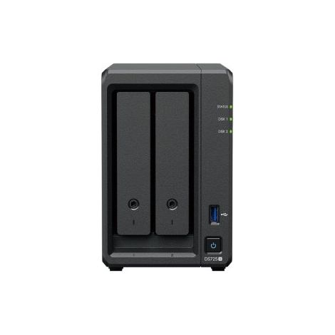SERVIDOR NAS SYNOLOGY DS725+  2 BAHIAS 4GB RAM RAID JBOD,0,1,5,6,10