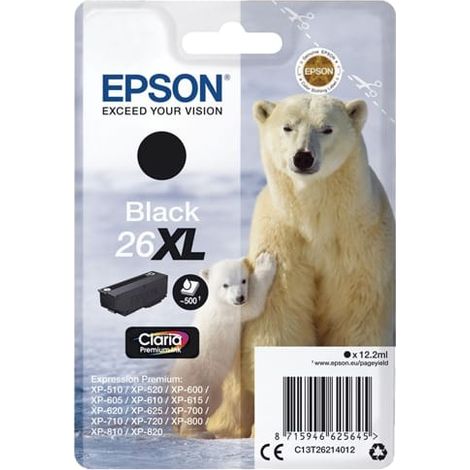 TINTE T2631 - Tinte - Epson - photoschwarz - T2631 - original (C13T26314012)