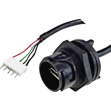 Presa da incasso micro-USB tipo B Presa Buccaneer 4000 Utilizzabile per: PXP4040 PXP4043/B Bulgin Contenuto: 1 pz. (1/2)