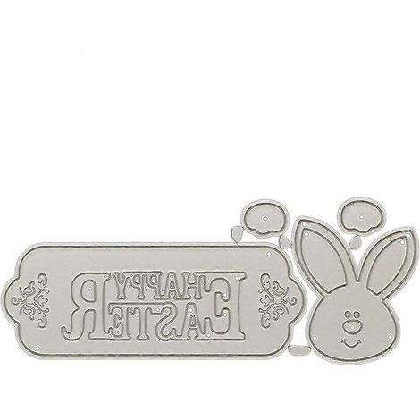 Osterhase Metall-Stanzschablone DIY Scrapbooking Album Stempel Papierkarte