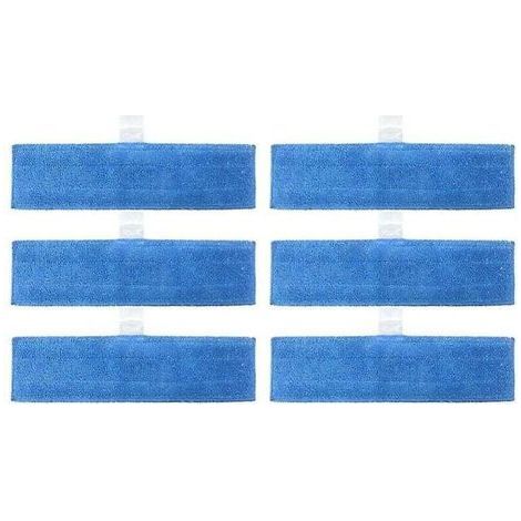 Lot von 6 Chiffons aus weichem Mikrofasergewebe, waschbar und wiederverwendbar zum Dampfen (1/3)