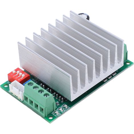 Schrittmotortreiberplatine (PCB) mit Halbschrittfunktion und Signalkabel, sicheres Steuermodul für Einzelachsen, grün (1/5)