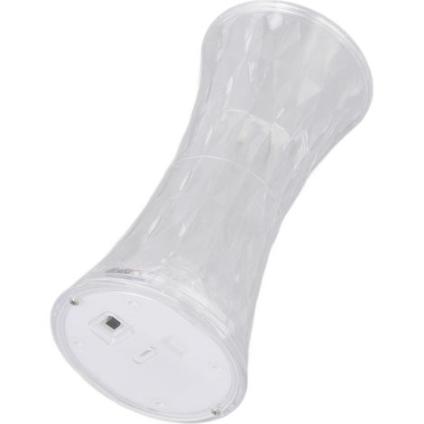 Lampe de table en cristal jaune, moderne et transparente, mini veilleuse pour la chambre, protégeant les yeux. (1/5)