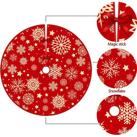 Tapis de sapin de Noël Joyeux Noël, décoration rustique pour la maison, les fêtes de fin d'année et les fêtes de ferme (1/3)