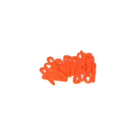 Lot de 24 lames de rechange en plastique pour tondeuse à gazon Stihl Polycut 2-2 H152 (1/5)