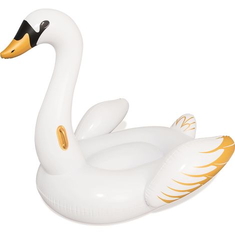 Bestway® Bouée gonflable cygne XXL animal gonflable piscine plage enfant jardin (1/5)
