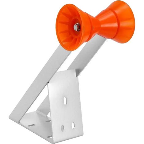 Soporte para cabrestante de remolque de barco, acero galvanizado, ruedas de TPU, compatible con postes de cabrestante de 50,8 a 76,2 mm, incluye pernos en U, diseño compacto. (1/5)