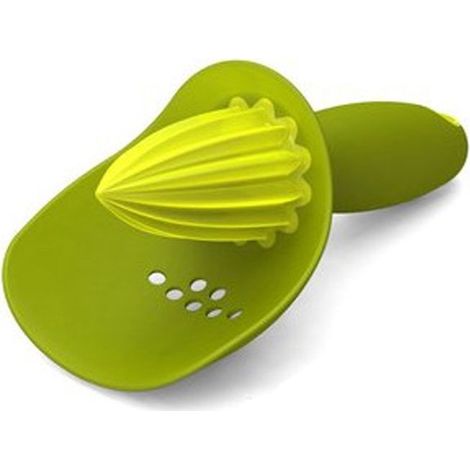 Presse-agrumes manuel en plastique, presse-citron et orange portable, outil de cuisine pratique pour la maison, 1 pièce (vert) (1/5)