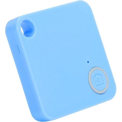 Traqueur Bluetooth, Localisateur de Clés et Localisateur D'articles pour Clés, Sacs et Plus avec Une Portée de Travail de 10 M pour Trouver Une Clé, Une Télécommande, (Bleu) (1/4)