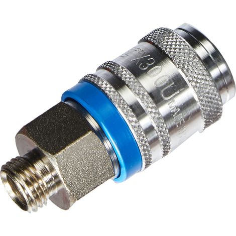 Mecafer 156422 - Accoppiatore rapido in metallo, universale, 1/4 m
