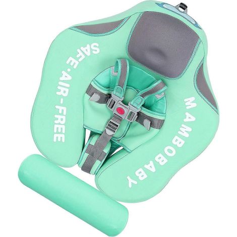 Bouée bébé non gonflable, anneau de natation allongé pour nourrisson avec queue (1/5)