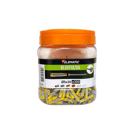 ELEMATIC TASSELLO BLUEFIX VA 5X30 C/VITE BARAT 300PZ