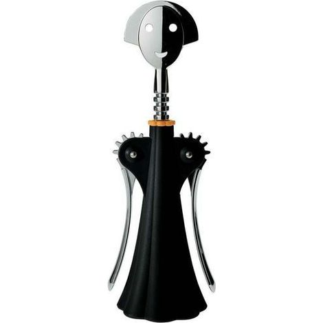 alessi Anna G. cavatappi ergonomico nero 24,5 cm (1/3)