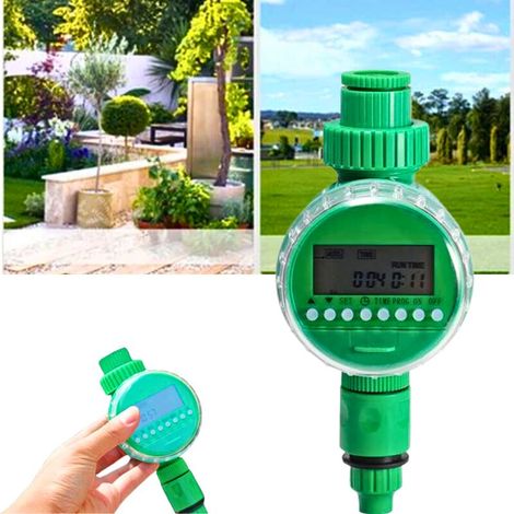 Contrôleur d'irrigation LCD automatique, minuterie d'arrosage pour domicile. (1/4)