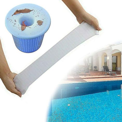 Protection de filtre de piscine, panier de rechange, manchon de filet d'écumoire (1/5)
