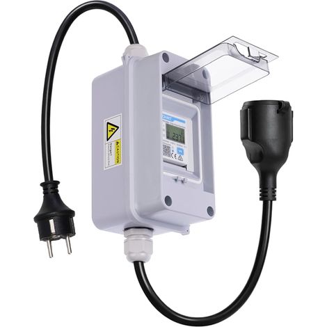 Mobile electric meter DDSU666 housing plug and coupler meter for campers electric vehicles and balcony photovoltaic systems