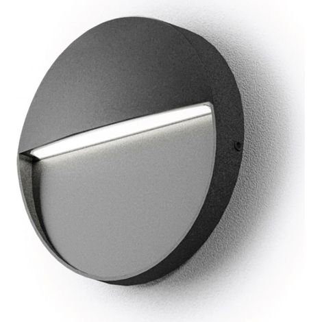 Applique esterno gea led sol r ges983 104lm lampada parete moderna