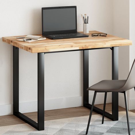 Tablero de mesa rectangular madera maciza acacia 100x80x4 cm vidaXL (1/5)