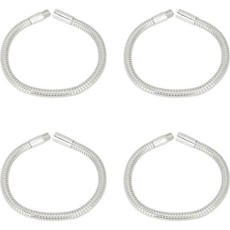 Lampe de table LED à col de cygne, tuyau flexible, accessoires d'éclairage, tube métallique chromé de 35 cm (1/5)