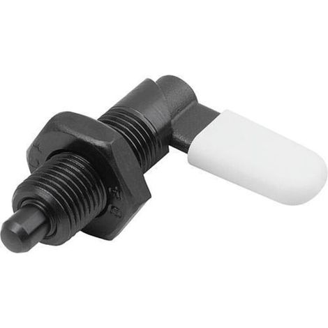 KIPP Sperrriegel D10 M16 Form D mit Gewindehülse Stahl brüniert (1/3)
