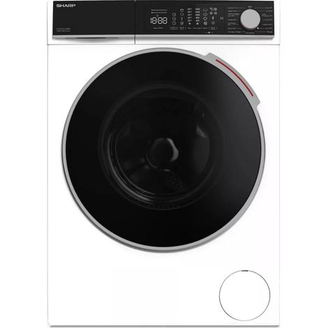 Lave-linge frontal 10kg 1400 tours/min blanc - Sharp - ES-NFL014CWNA-FR (1/5)
