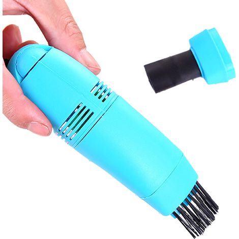 Mini aspirateur clavier rechargeable USB, aspirateur portable pour ordinateur, piano, voiture et bureau, nettoyage poussière efficace et compact (1/5)