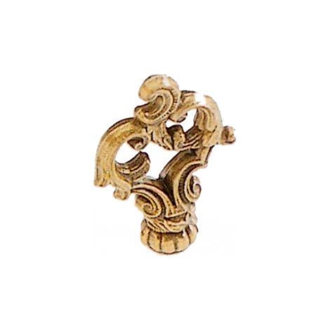 Ouvre&Déco – Fausse clé de meuble ancienne en zamak bronze – Largeur 13mm – Hauteur 31mm – Épaisseur 51mm – Style Louis XV (1/2)