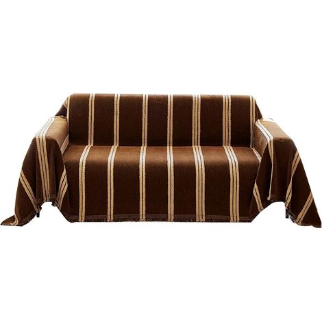 Wendbarer 3-Sitzer-Sofabezug (260 x 180 cm), dickes und reißfestes Chenille, ideal für Familien. (1/5)