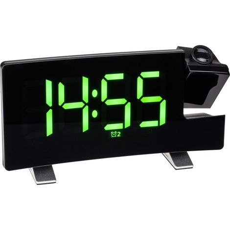TFA Dostmann 60.5015.04 reloj despertador digital negro diseño moderno