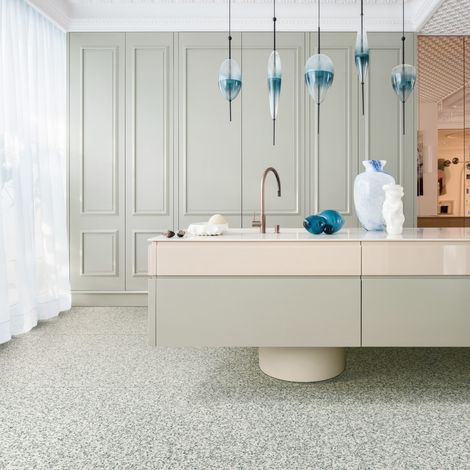 Carrelage Effet Terrazzo FRAMMENTO 60x60 cm Micro Verde (1/3)