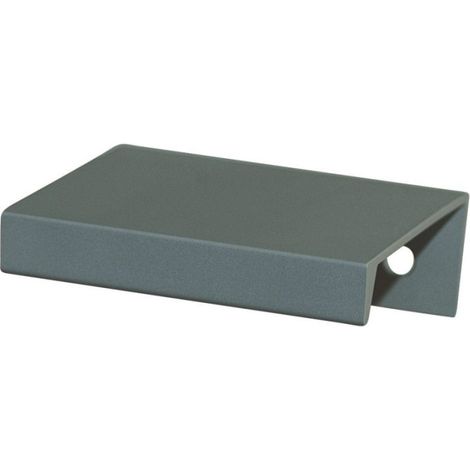 Cadap Tirador de palanca en aluminio níquel mate 50 mm