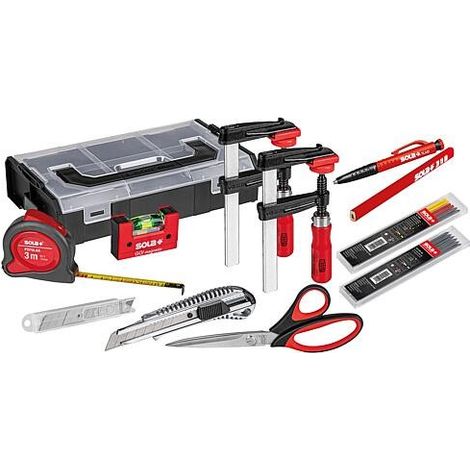 Kit d’Outillage à main Sola 11 pièces en L-Boxx mini