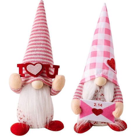 Nains de la Saint-Valentin, décorations de mariage, cadeaux, artisanat, poupées