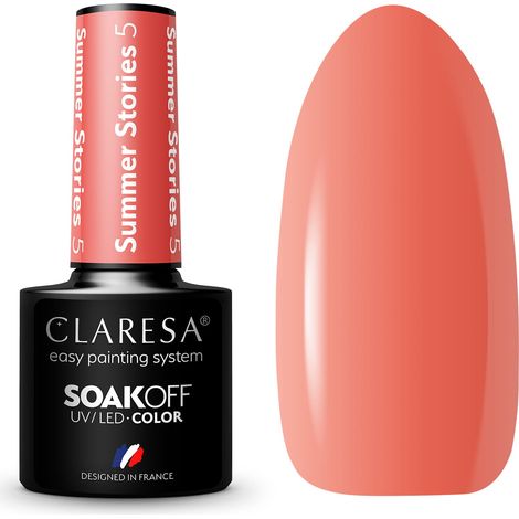 Esmalte de uñas híbrido Claresa Summer Stories 5, 5 g (1/2)
