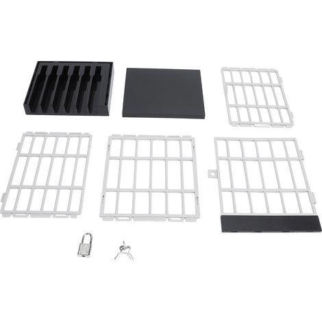 Caja Organizadora para Móviles con Cerradura, 6 Ranuras, Plástico 13x15x19cm – Ideal para Cena Familiar y Desconexión Digital (1/5)