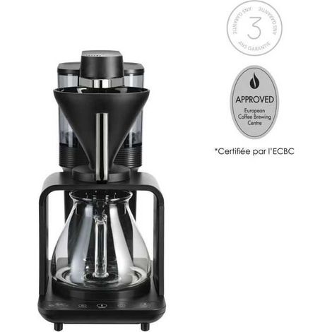 Cafetiere filtre - MELITTA - Epour 1024-11 - 1515 W - 2/8 tasses - Noir / Chrome (1/3)