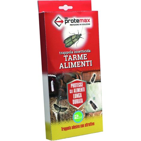 TRAPPOLA ADESIVA PER TARME ALIMENTI 2 pz. - 12 confezioni