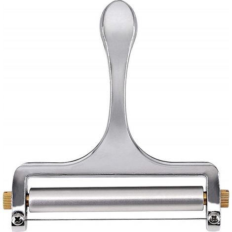 Coupe-Fromage À Fil - Alliage D'Aluminium - Fils En Acier Inoxydable 304 - Pour Fromages Mous Et Semi-Durs - 3 Fils (1 Monté + 2 De Rechange) - 13 x 12 x 3 cm (1/5)
