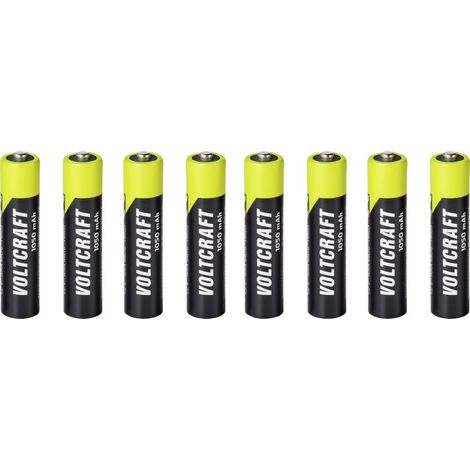 VOLTCRAFT Batteria ricaricabile Ministilo (AAA) NiMH 1050 mAh 1.2 V Pronto per l'uso 8 pz. (1/4)