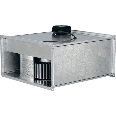 Caisson de ventilation rectangulaire, 1080 m3/h, 6 pôles mono 230V, D 800x200 mm S&P (UNELVENT) 243303