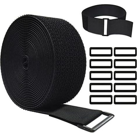 5cm Klettband avec Schnalle Kabelbinder Klettverschluss rouleau set (1/5)