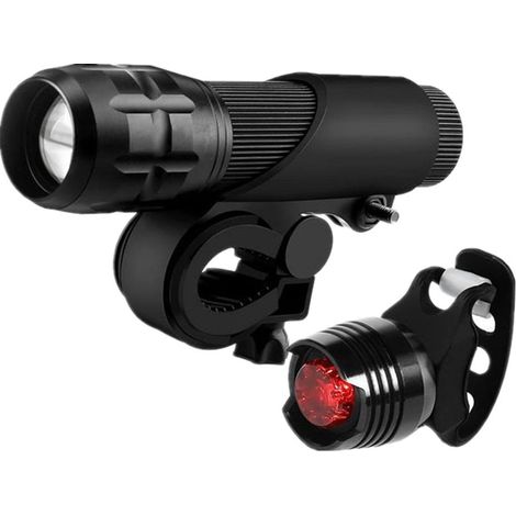 Dieses Fahrradlichtset zeichnet sich durch hohe Helligkeit und drei Lichtmodi aus und erhöht so die Verkehrssicherheit, was es zu einer attraktiven Wahl für Radfahrer macht. (1/5)